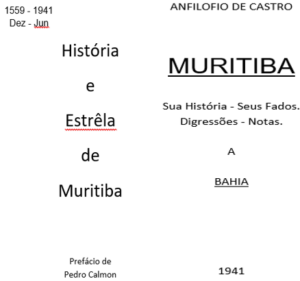 Livro História e Estrela de Muritiba (Anfilófio de Castro)
